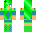 blue-ish green girl with red rose part 2