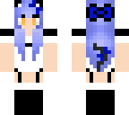 blue kawaii-chan maid