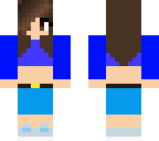 blue summer girl