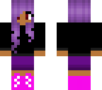 cute purple girl
