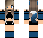 cyan wolf girl