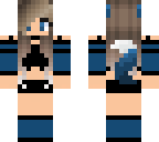 cyan wolf girl