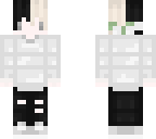 edited black and white chibi