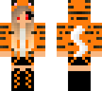 girl fell in tiger costume
