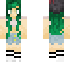 green hair