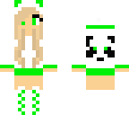 green panda