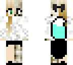 half fox skeleton girl edited
