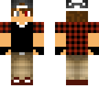 me in minecraft with gloves