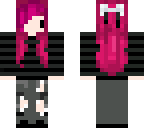 pink haired goth edit