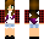 pink tips flannel