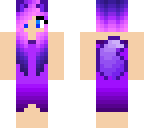 purple wolf ball gown