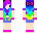 rainbow hair