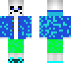 sans in a swimsuit