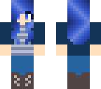 blue face
