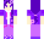 little cute girl purple