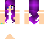 purple hair wedding dress