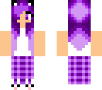 purple neko pajama's