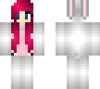 raspberry hair bunny onsie