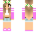 remixed of pink flower girl
