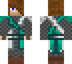 teal and white knight no armor