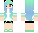 teal kitty girl