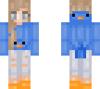 blue bird girl