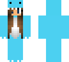 blue dino girl