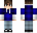 blue hoodie