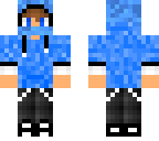 blue hoodie boy