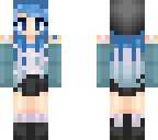 blue pastel girl