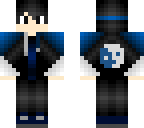 blue white boy