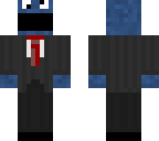 cookie monster in a tux
