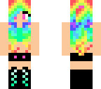 cute rainbow girl