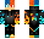 fire and ice with hair