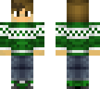 green sweater
