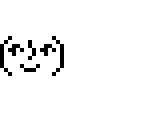 lenny face pixel art