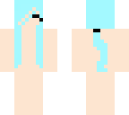 light blue hair skin base
