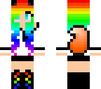 rainbow fox girl