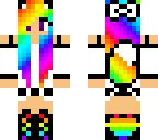 rainbow heart fox