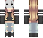 wolf girl with a mask