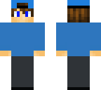 blue 2 layer swim guy