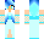 blue wedding girl
