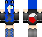 blue wolf girl