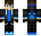 boy skin azul
