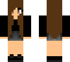 brown hair black suit