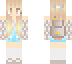 cute anime girl with edited backpack