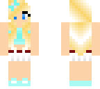 cute blue girl