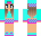 cute blue girl