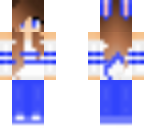 dark blue bunny girl