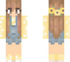 edit of overalls girl